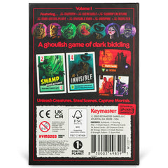 Keymaster Games Campy Creatures creature art enhances the ghoulish vibe.