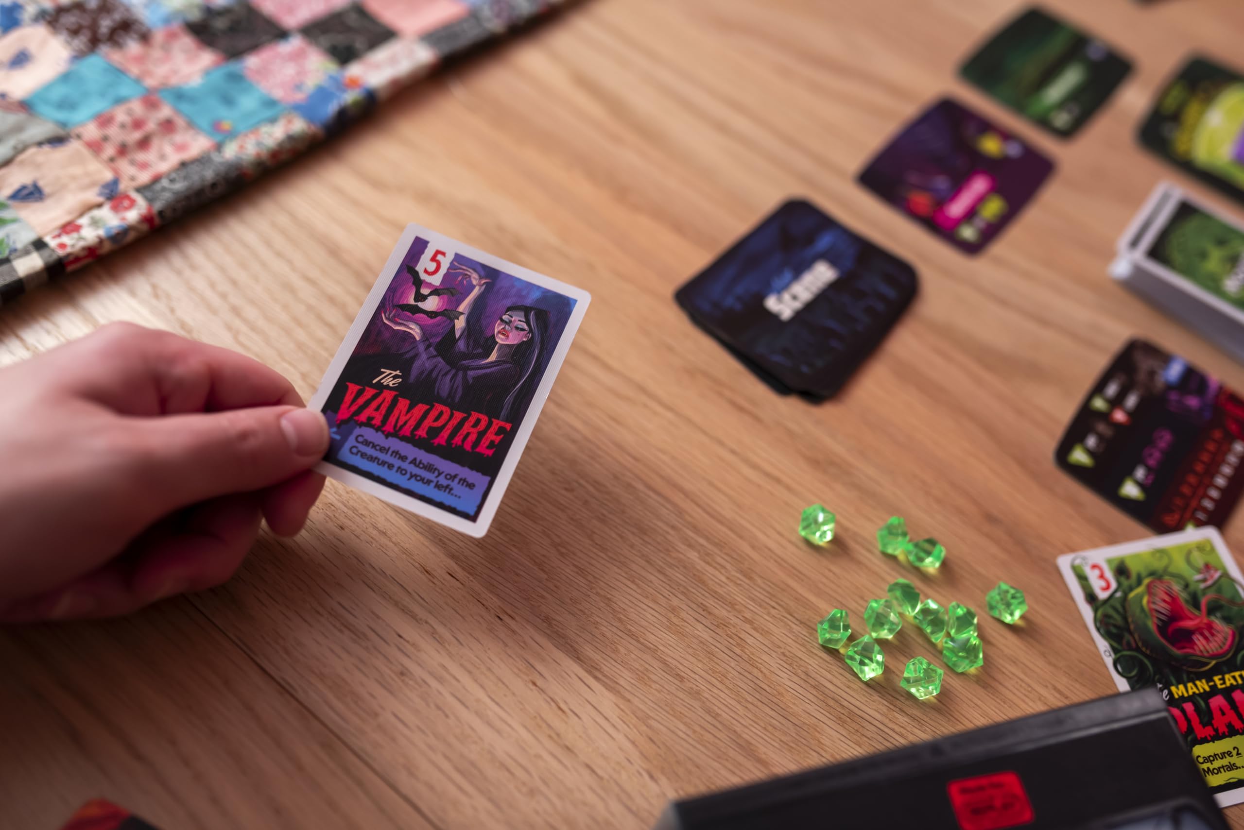 Keymaster Games Campy Creatures simultaneous play speeds up rounds.