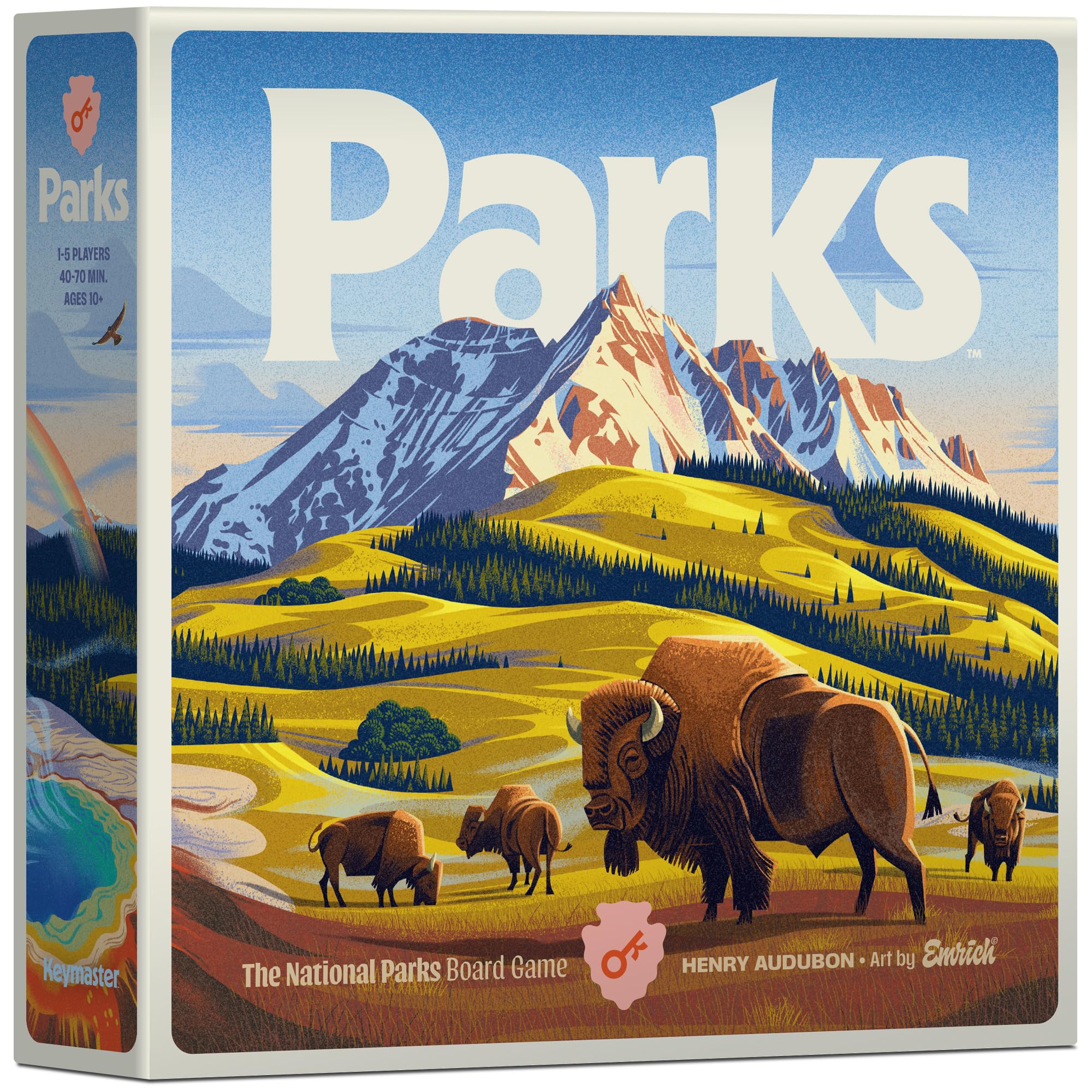 Keymaster Games Parks 2nd Ed forest map for Base Camp, guiding exploration and planning.