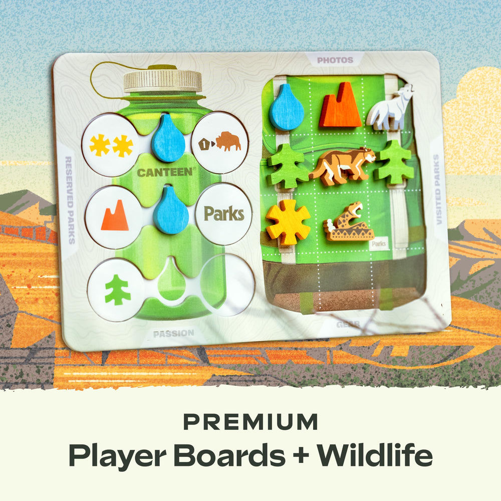Keymaster Games Parks 2nd Edition park landmarks art brings immersive scenery to gameplay