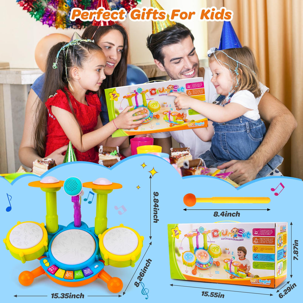 Keysense lightweight drum sticks designed for little hands.