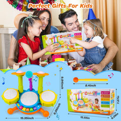 Keysense lightweight drum sticks designed for little hands.