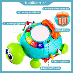 Keysense letters and numbers learning toy introduces A-Z and 0-9 concepts