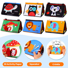 Keysense tummy time toy can be hung or stood for flexible play.