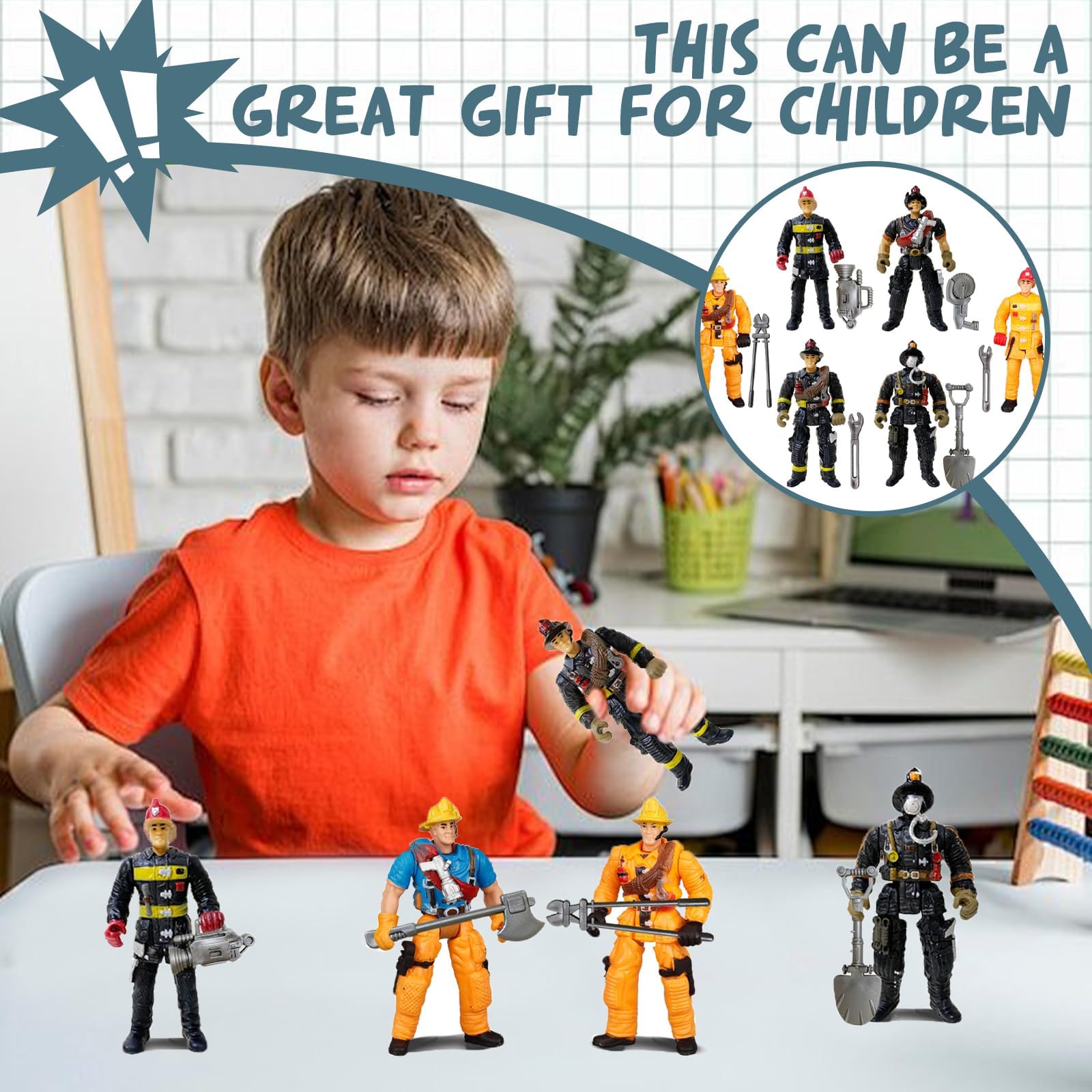 KEYUM action figures with varied accessories spark creative role-play sessions.