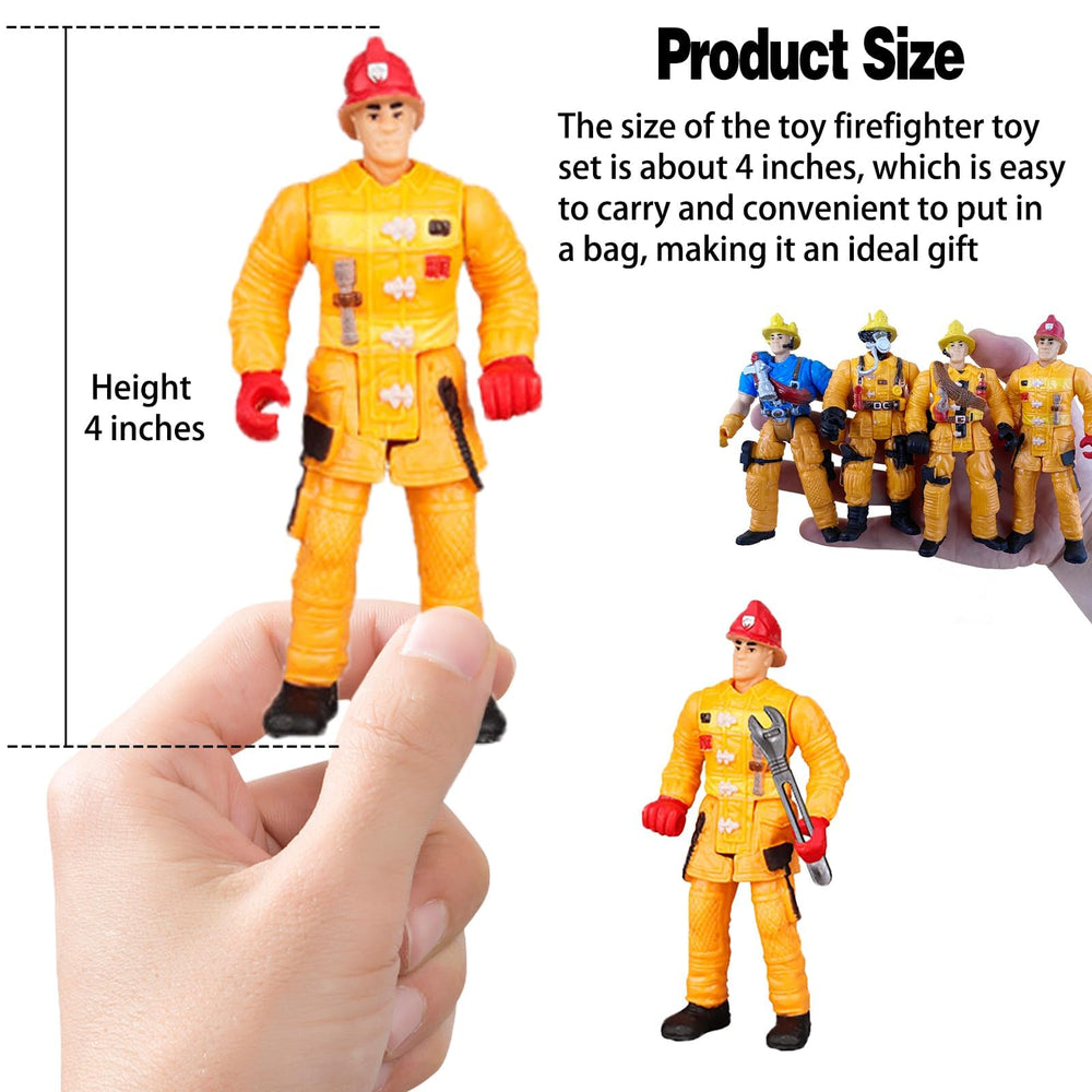 KEYUM firefighter toys set ideal for party decor and gift ideas.