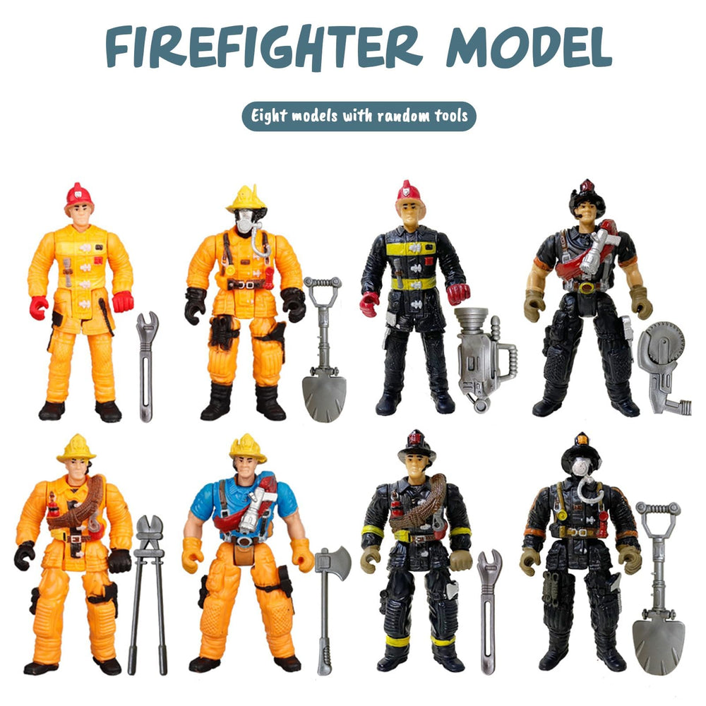 KEYUM fireman figures for home, school projects, and travel use.