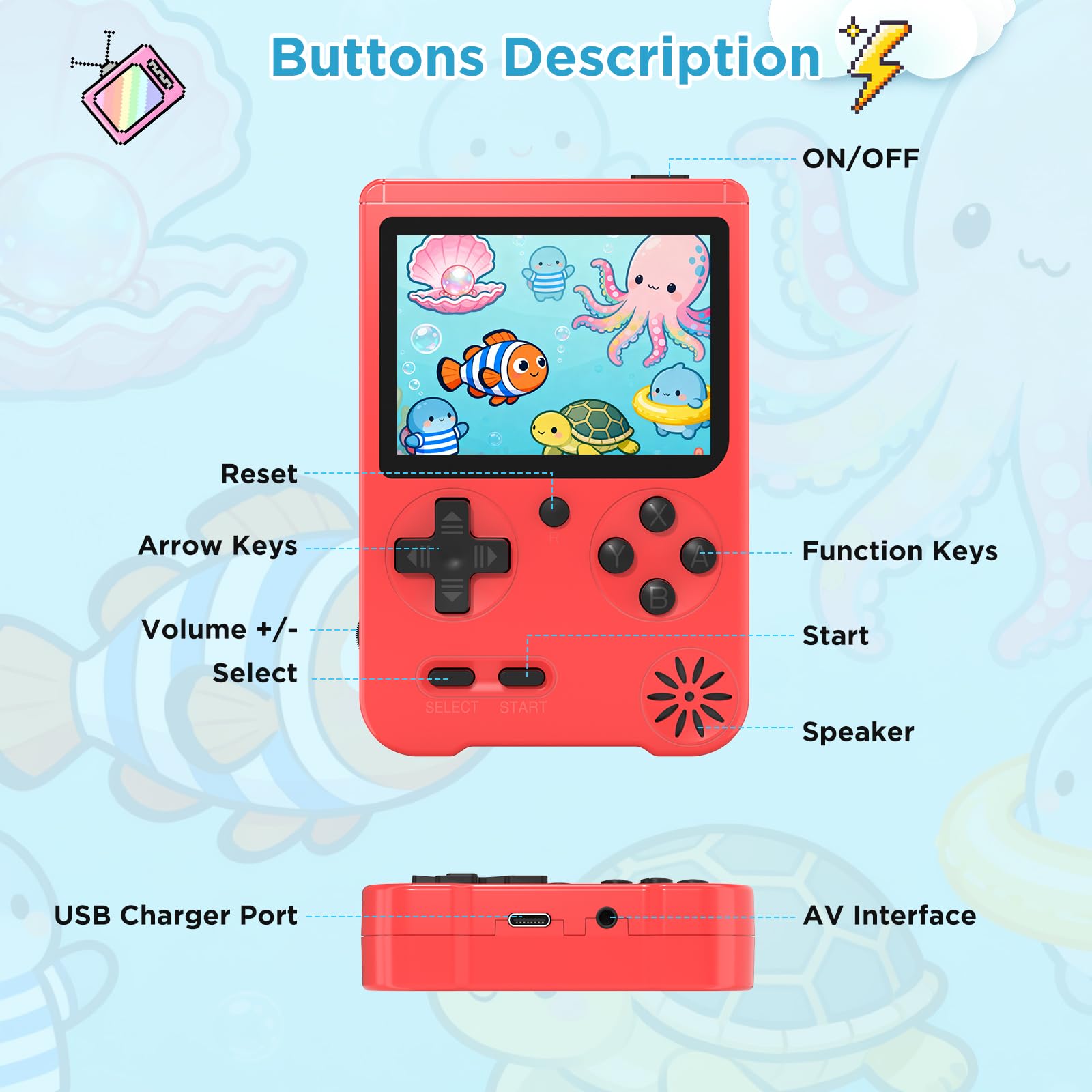 KFUPCQ portable arcade joystick enables precise control