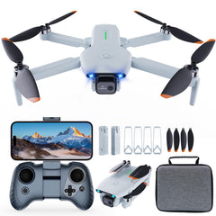 KGF drone 1080p camera captures crisp aerial photos and videos.