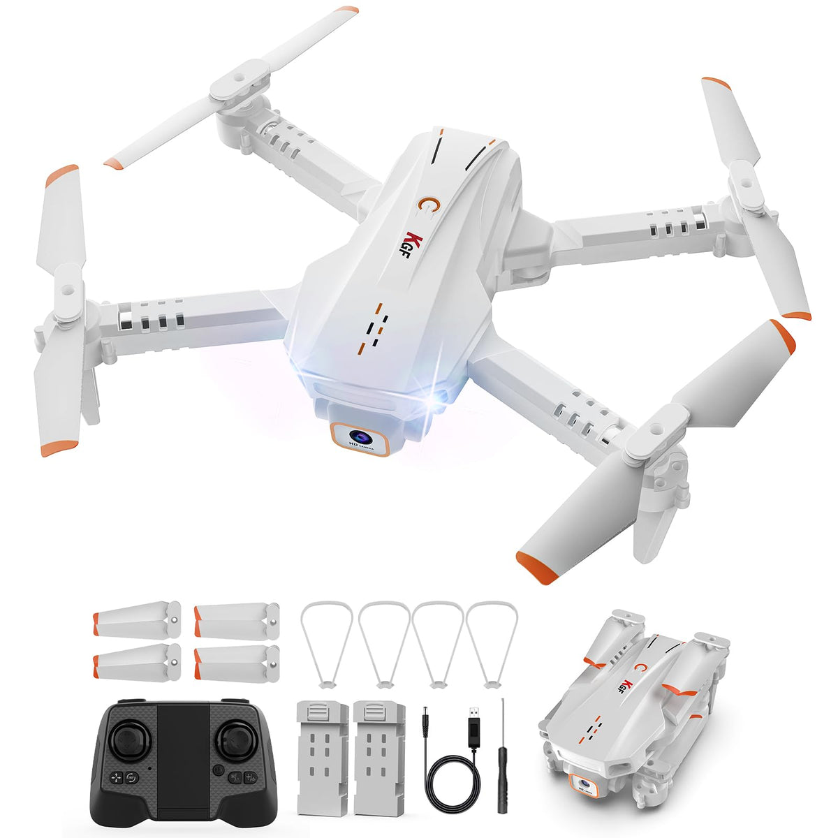 KGF Mini Drone folded compact for easy transport and spontaneous shots