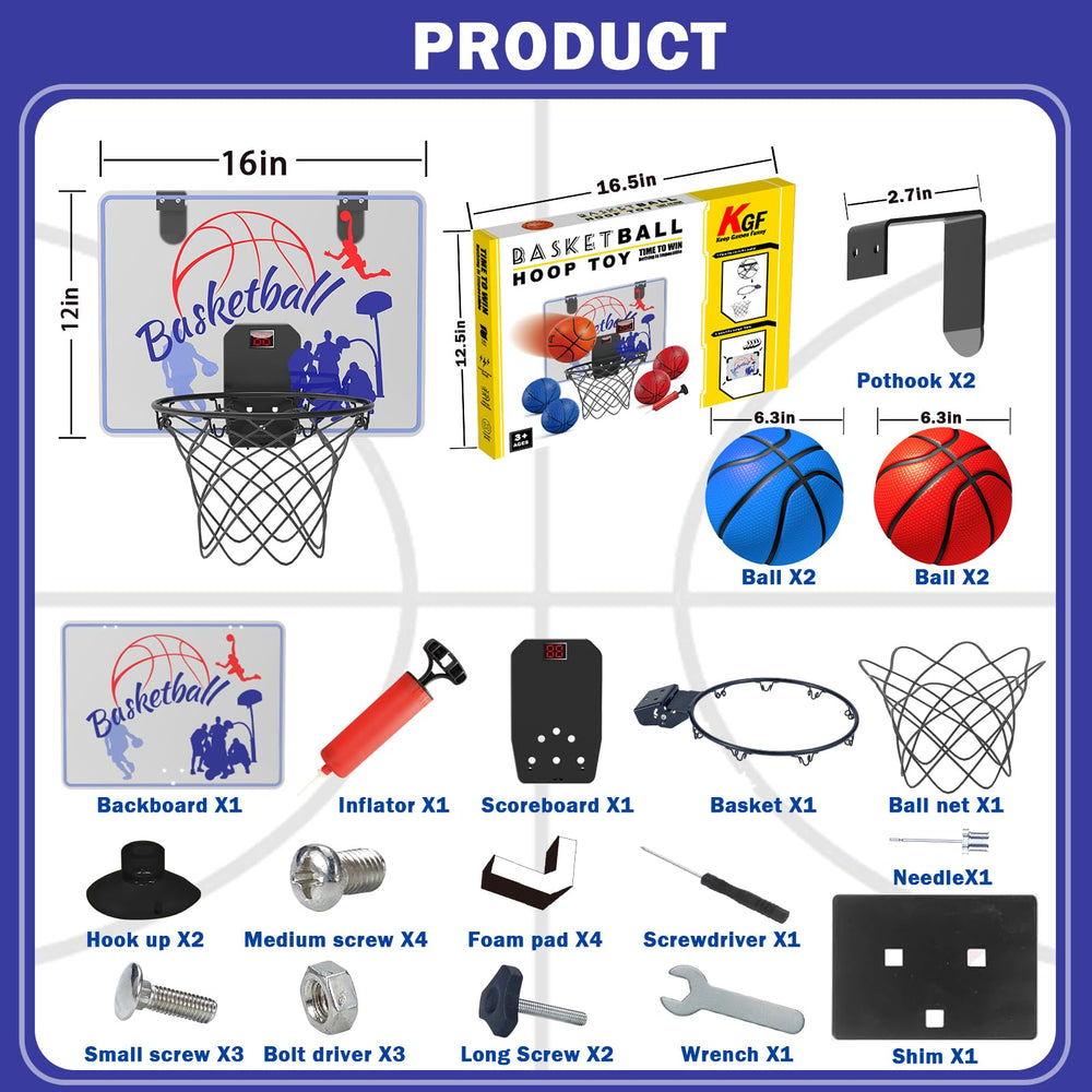 KGF ready-to-play pack includes balls and pump for instant fun.