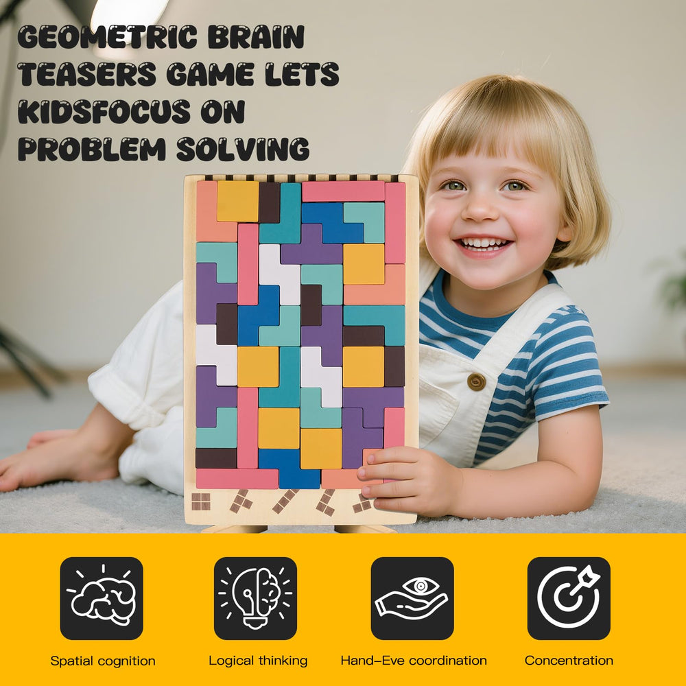 Kiapeak 3D Russian block puzzle design for challenging brain teaser moments.