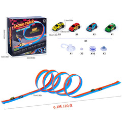 Kiapeak double-track layout offers head-to-head racing for siblings.