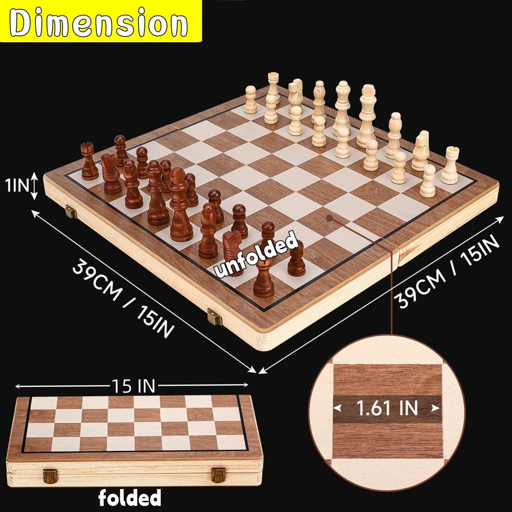 Kiapeak wooden board with pine and walnut finish