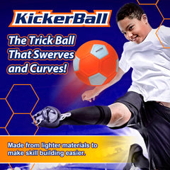 Kickerball goalkeeper-defender-practice supports improved ball control and reaction drills.