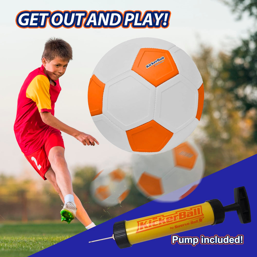 Included pump ensures quick setup for practice sessions and drills.