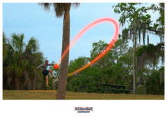Kickerball suitable for indoor and outdoor practice sessions
