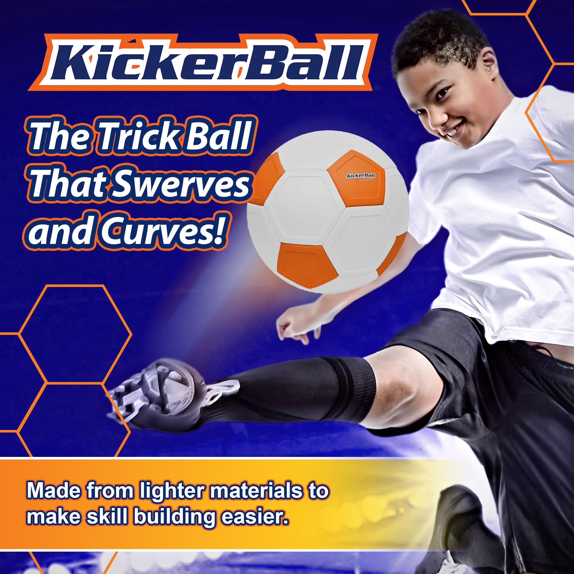 Kids and adults can enjoy casual play and skill-building with this training ball.