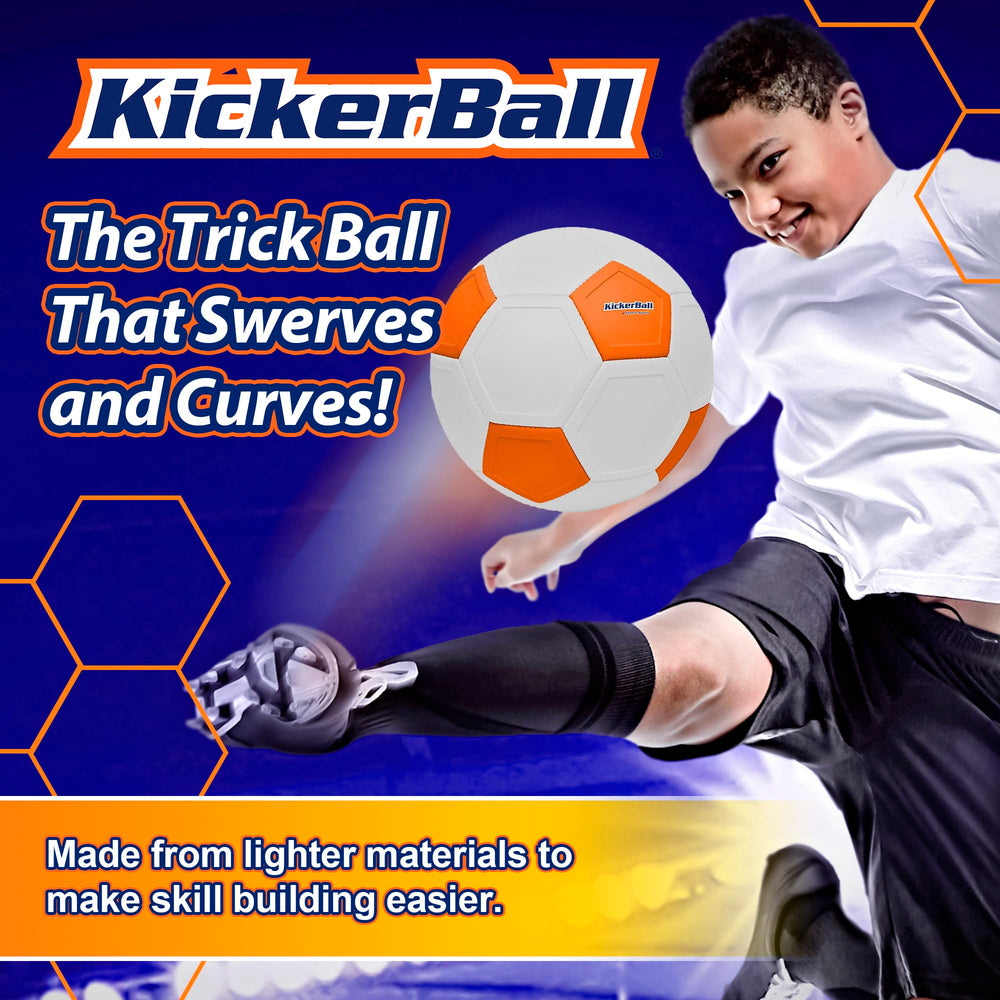 Kids and adults can enjoy casual play and skill-building with this training ball.