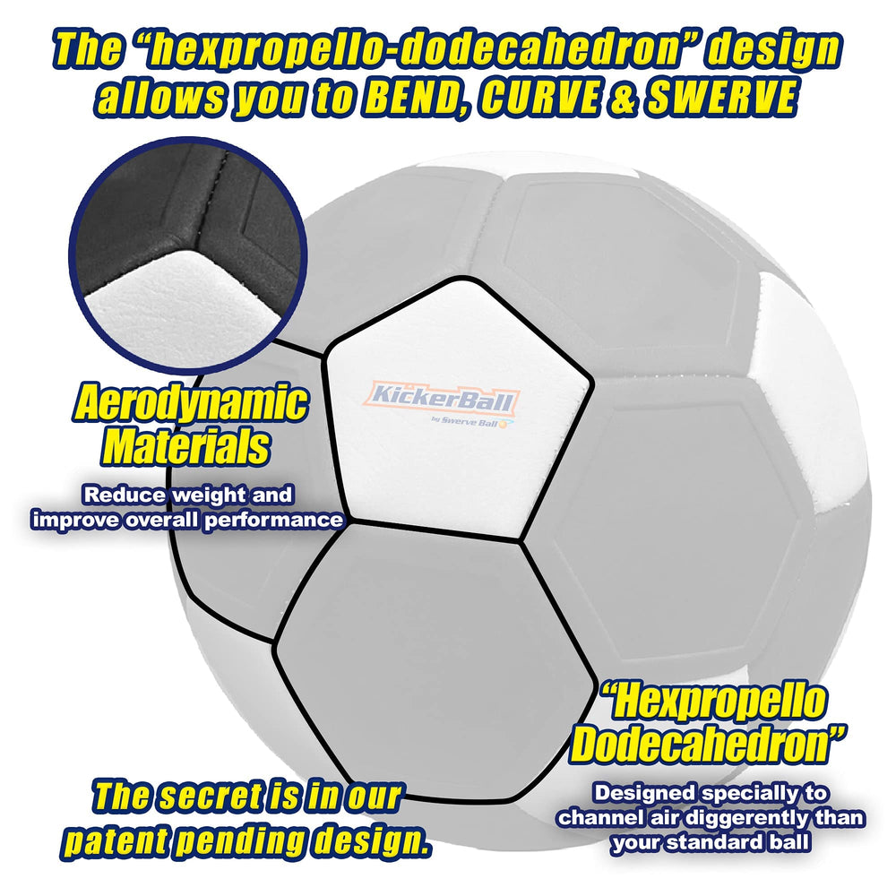Kickerball size 4 training ball ready for kids and beginners.