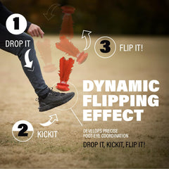 Kickit backyard-fun-red session highlights casual control and juggling practice.