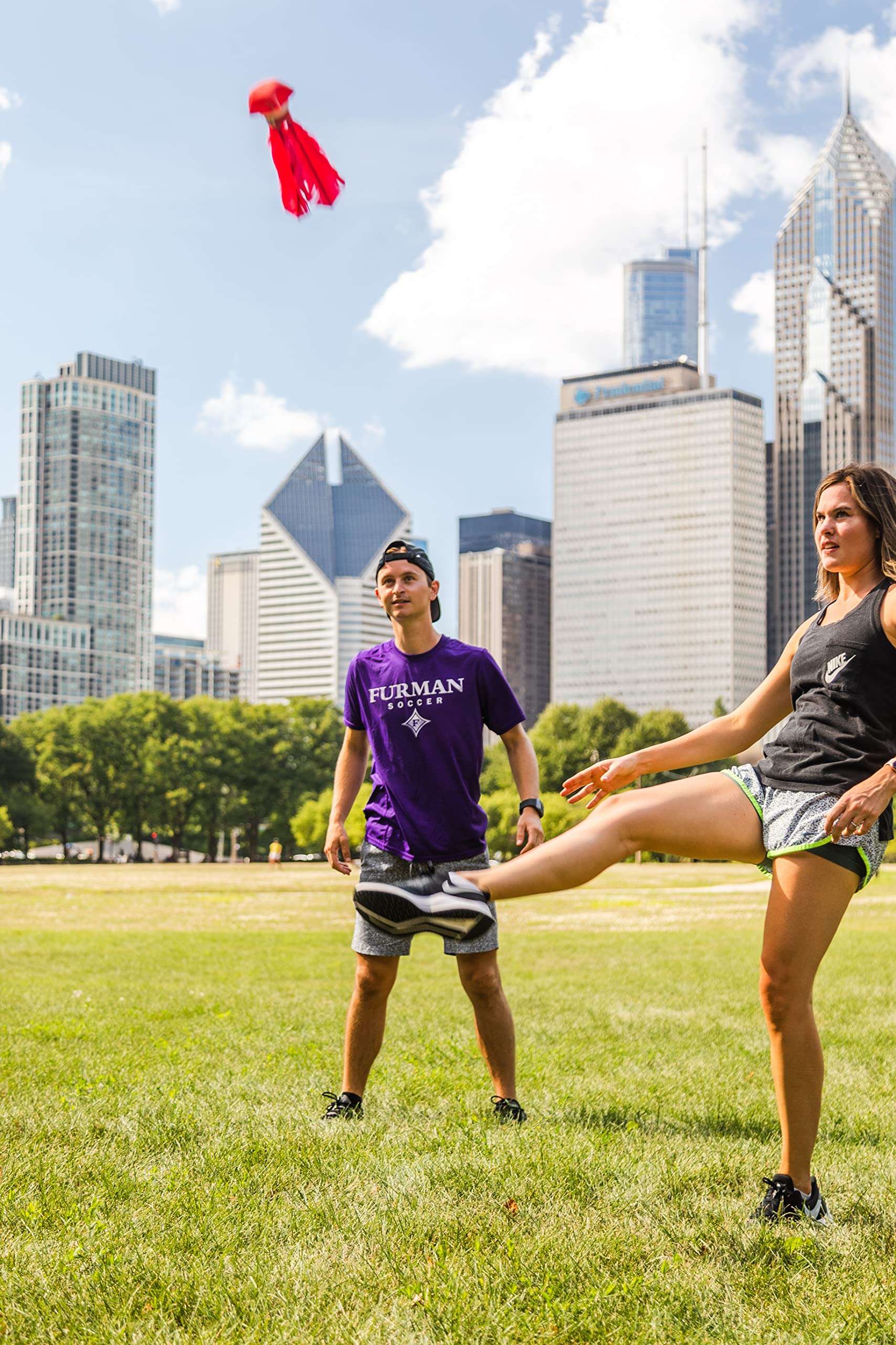 Kickit juggling-skills-red session boosts coordination and rhythm.