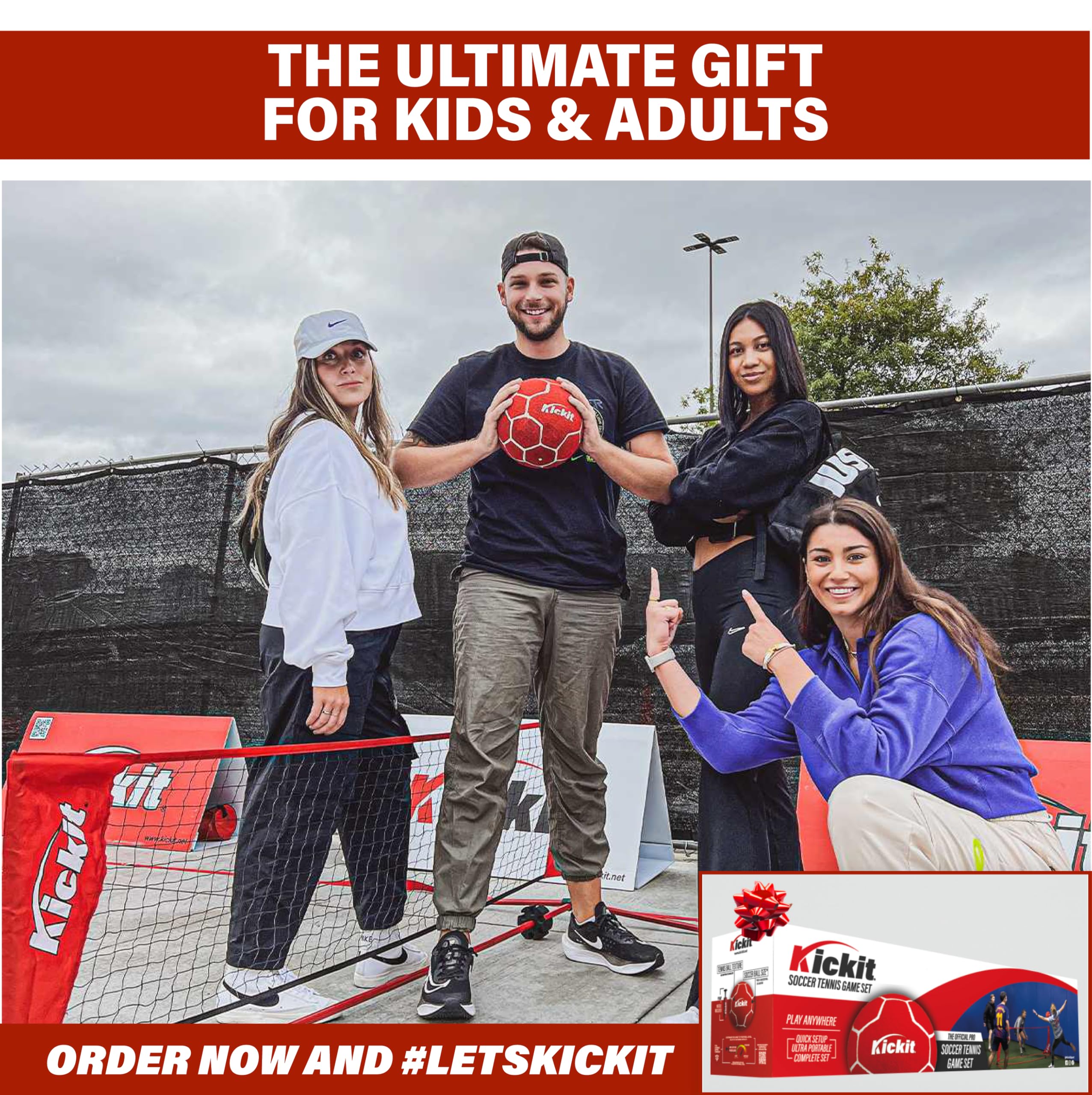 Includes net, ball, and carry bag for travel-friendly family fun
