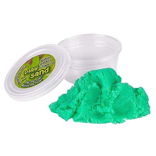 Kicko Easy-clean sand that wipes away cleanly and is non-staining.