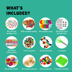 Kid Made Modern sequins add sparkle to bracelets, cards and crafts