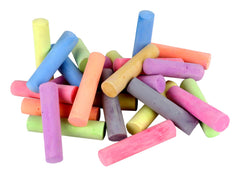 Neat storage box keeps chalk organized for park trips