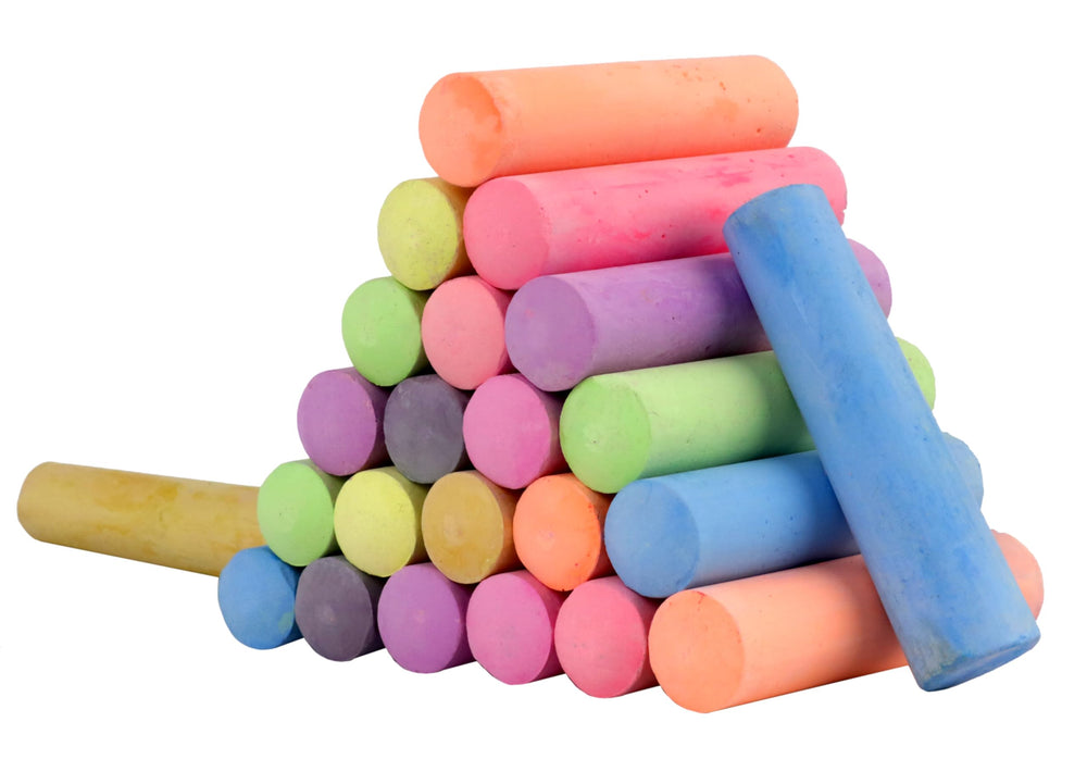 Non-toxic sidewalk chalk from Kid Made Modern offers safe outdoor fun