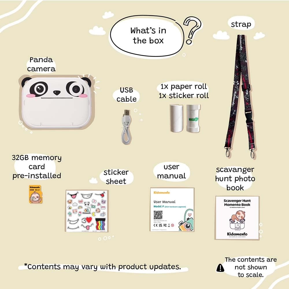 Kidamento instant print camera refill packs for ongoing creative printing fun.