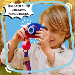 Kidamento Spider-Man camera silicone casing for drop-friendly grip