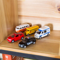 KIDAMI die-cast ambulance with bold color accents and decals