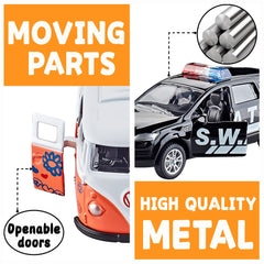 KIDAMI die-cast sports car with glossy finish for fast pretend runs