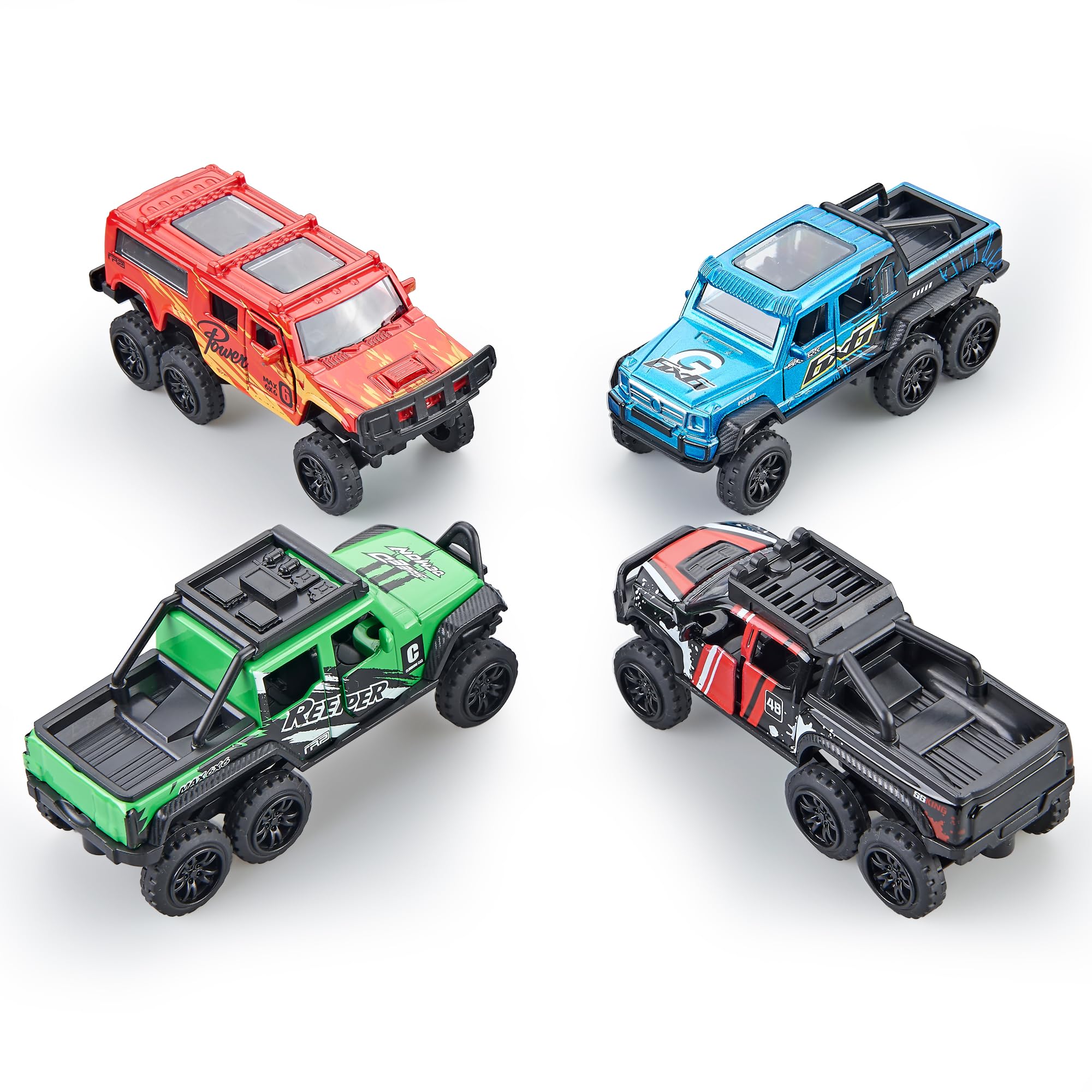 KIDAMI Diecast Trucks 4-pack makes a thoughtful gift option