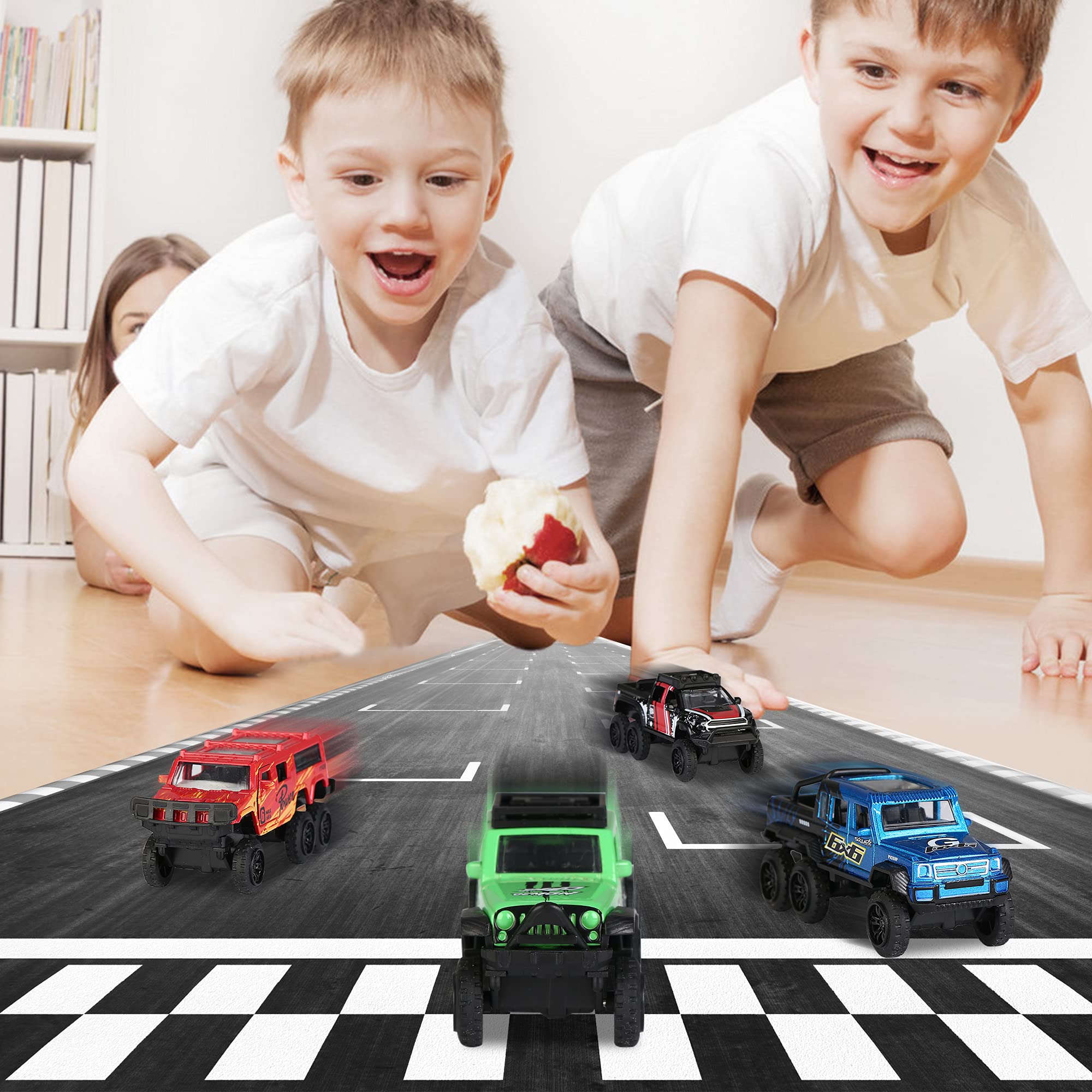 KIDAMI Diecast Trucks off-road design for imagination