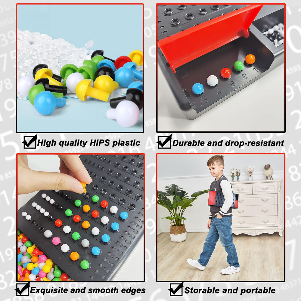 KIDAMI built-in storage tray keeps all pieces organized during play