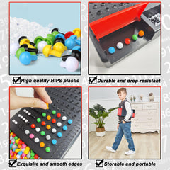 KIDAMI built-in storage tray keeps all pieces organized during play