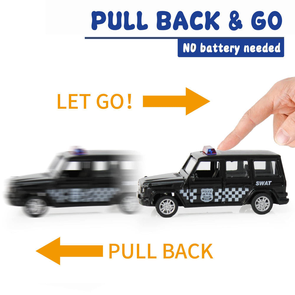 Kidami scale 1:64 die-cast cars with durable metal construction.