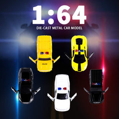 Kidami police cars with authentic decorations for realistic pretend play.
