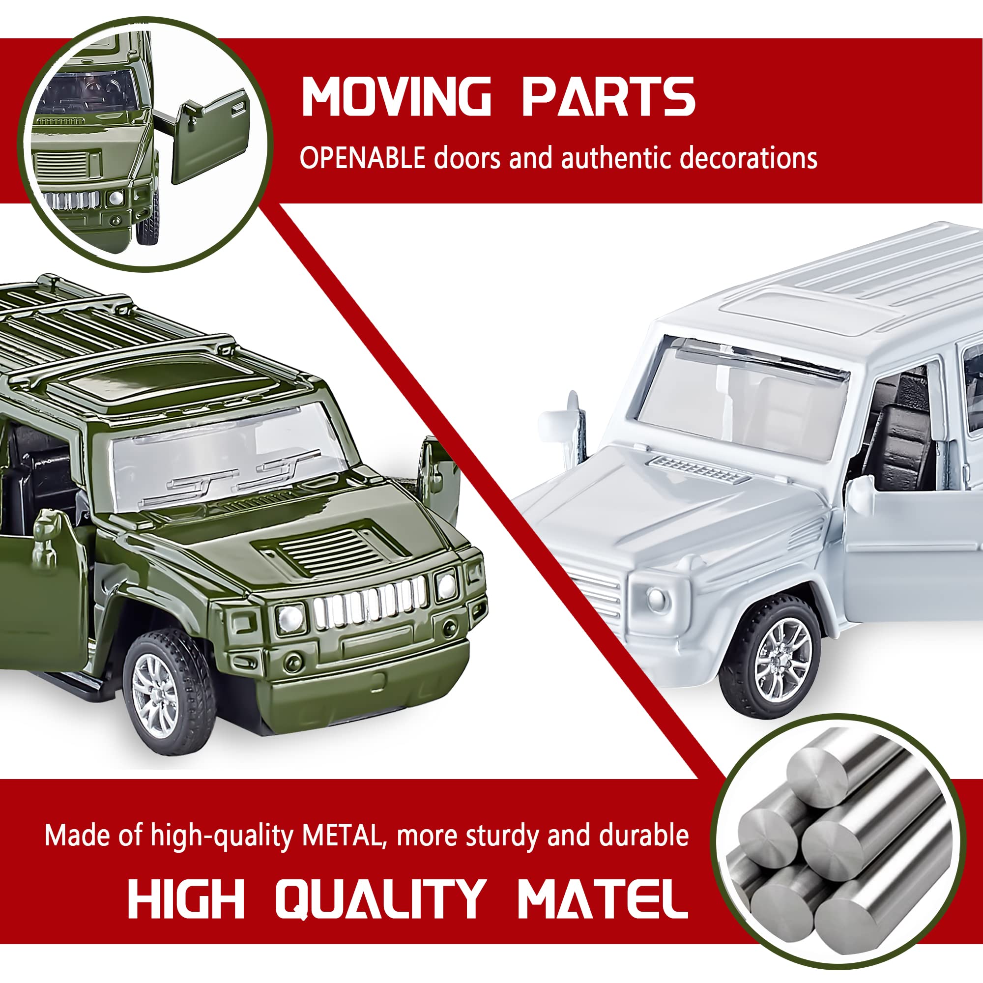 KIDAMI pull-back action cars provide simple, mess-free fun.