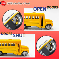 Kidami school bus detail supports imaginative transport scenarios.