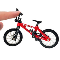 kidbeile mini finger bike movable parts close-up emphasizes interactive play value
