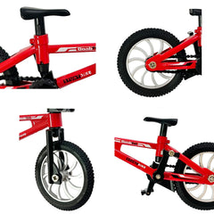 kidbeile mini finger bike realistic suspension fork detail for authentic feel