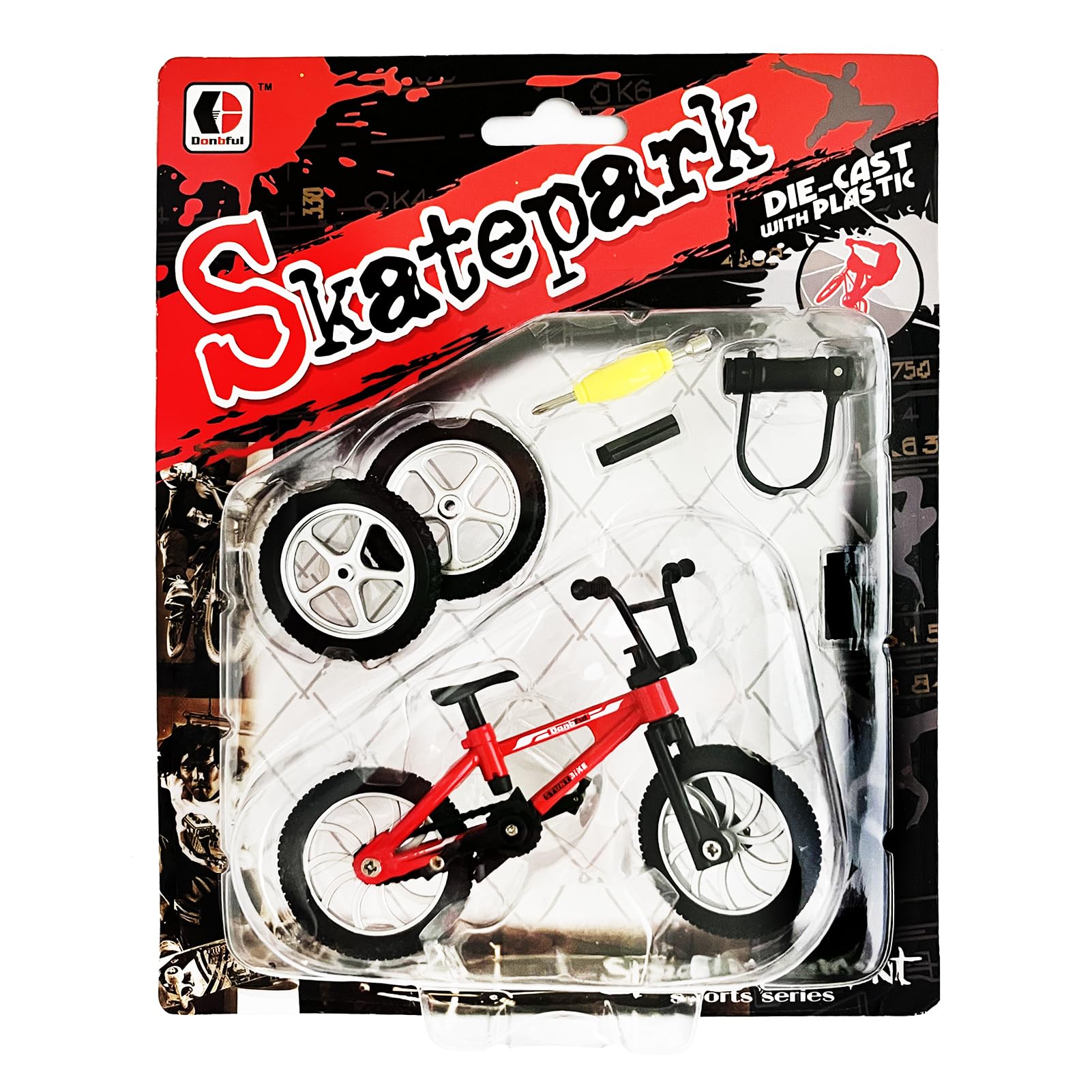 kidbeile mini finger bike tools included for quick disassembly and DIY projects