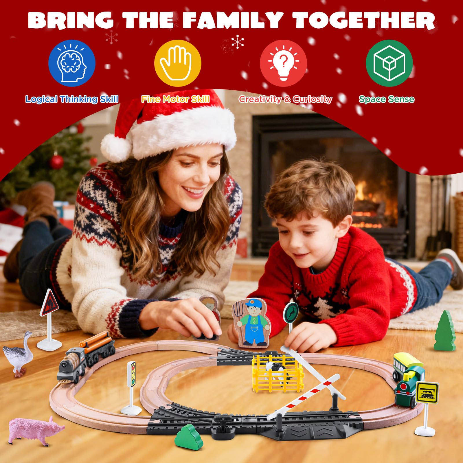 KIDBEST easy assembly guide helps kids participate in building.