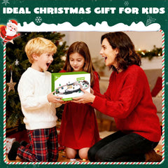 KIDBEST electric train included for dynamic, interactive tracks.