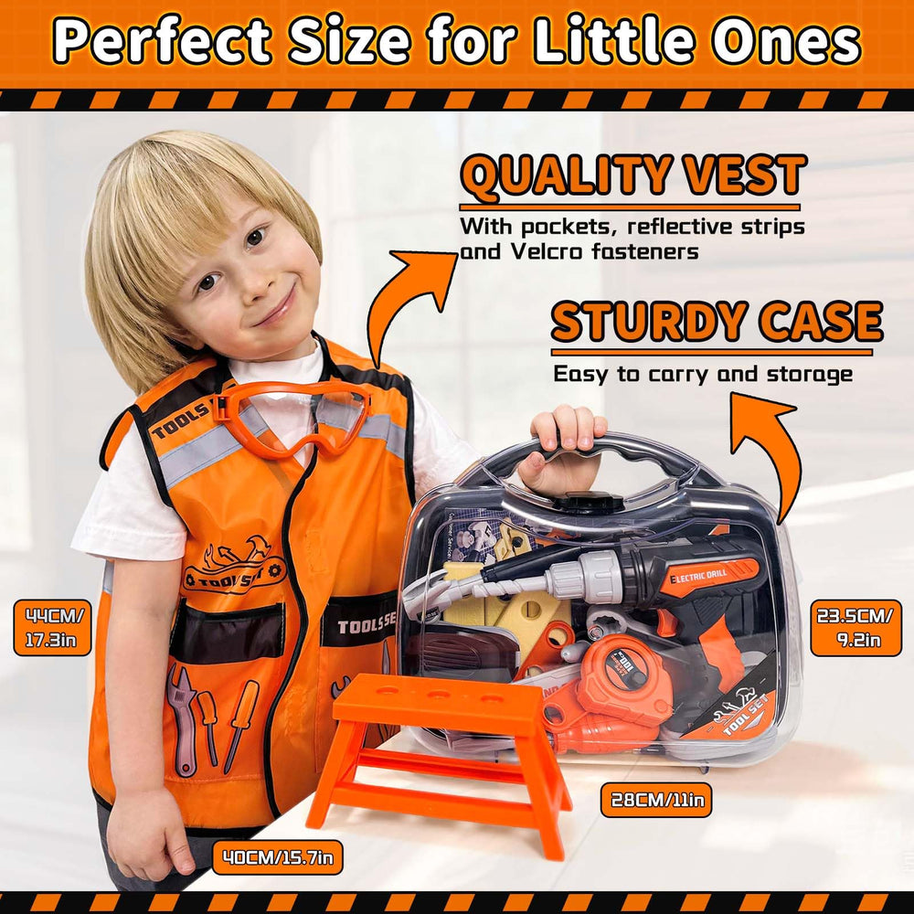 KidBloom toolbox opens easily for tidy storage after playtime.