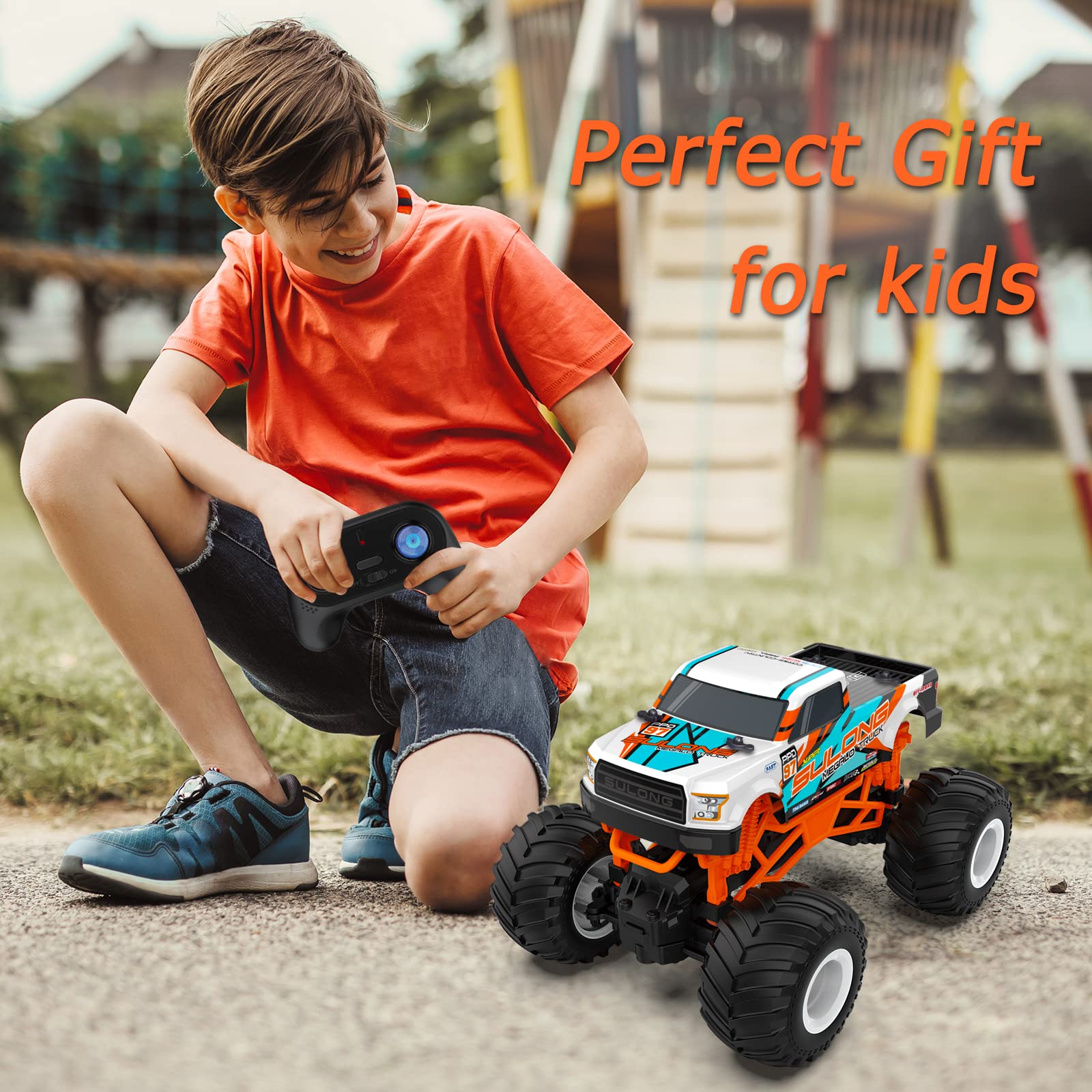 Kidcia remote-controlled truck encourages cooperative play for kids.